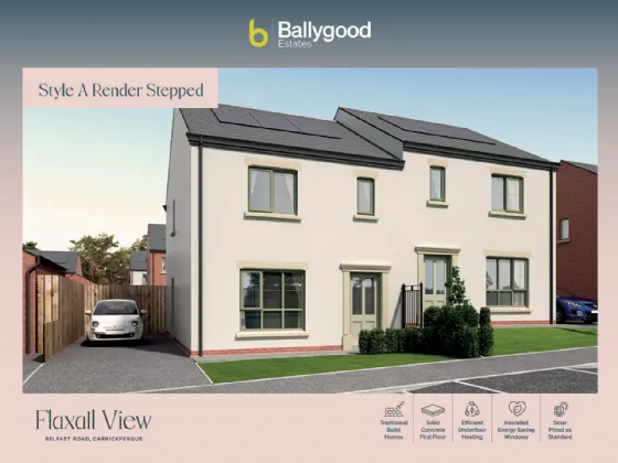 Site 37, Type A  Flaxall View, Belfast Road, Carrickfergus