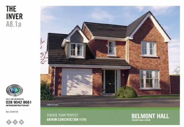 Site 156 The Inver  Belmont Hall, Belmont Road, Antirm, BT41