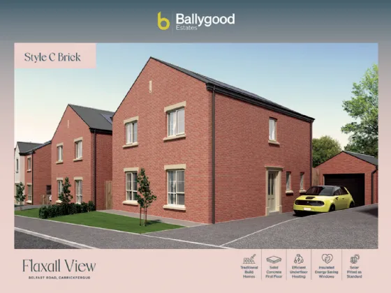 Site 12, Type C  Flaxall View, Belfast Road, Carrickfergus