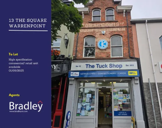 High Spec Commercial/Retail, 13, The Square, Warrenpoint, BT34 3LY