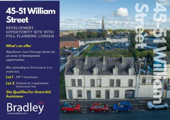 Development Opportunity With FPP, 45-51, William Street, Lurgan, BT67 9LY