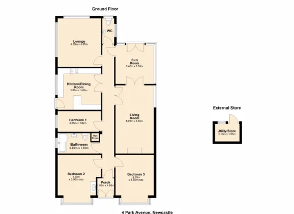 4 Park Avenue, Newcastle, County Down, BT33 0DY