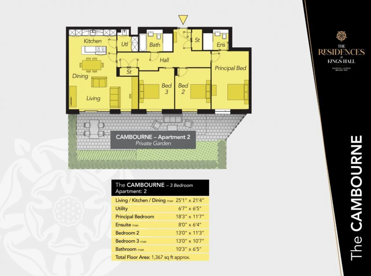 Apartment 2 - The Cambourne, The Residences At Kings Hall, Balmoral Avenue, BT9