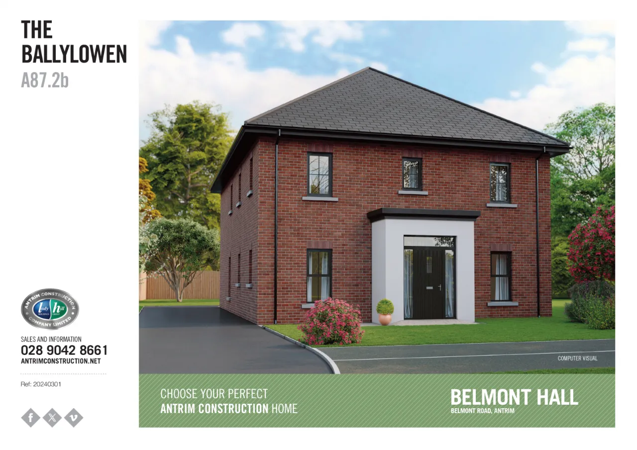 Site 157, The Ballylowen, Belmont Hall, Belmont Road, Antirm, BT41