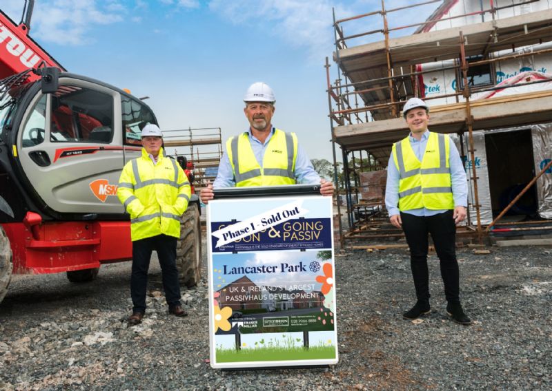 <p>The first phase of the pioneering Passivhaus &lsquo;sustainable homes of the future&rsquo; project, Lancaster Park, has exceeded all expectations having been sold in its entirety within one hour of going on the market.</p>